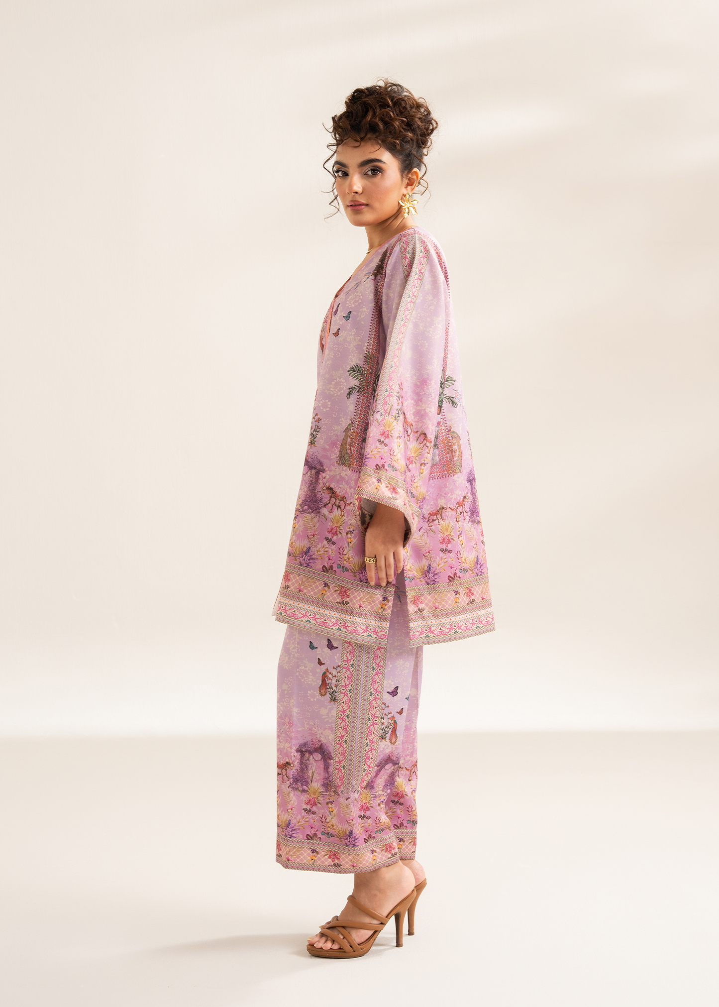 Lilac Printed Co-ord