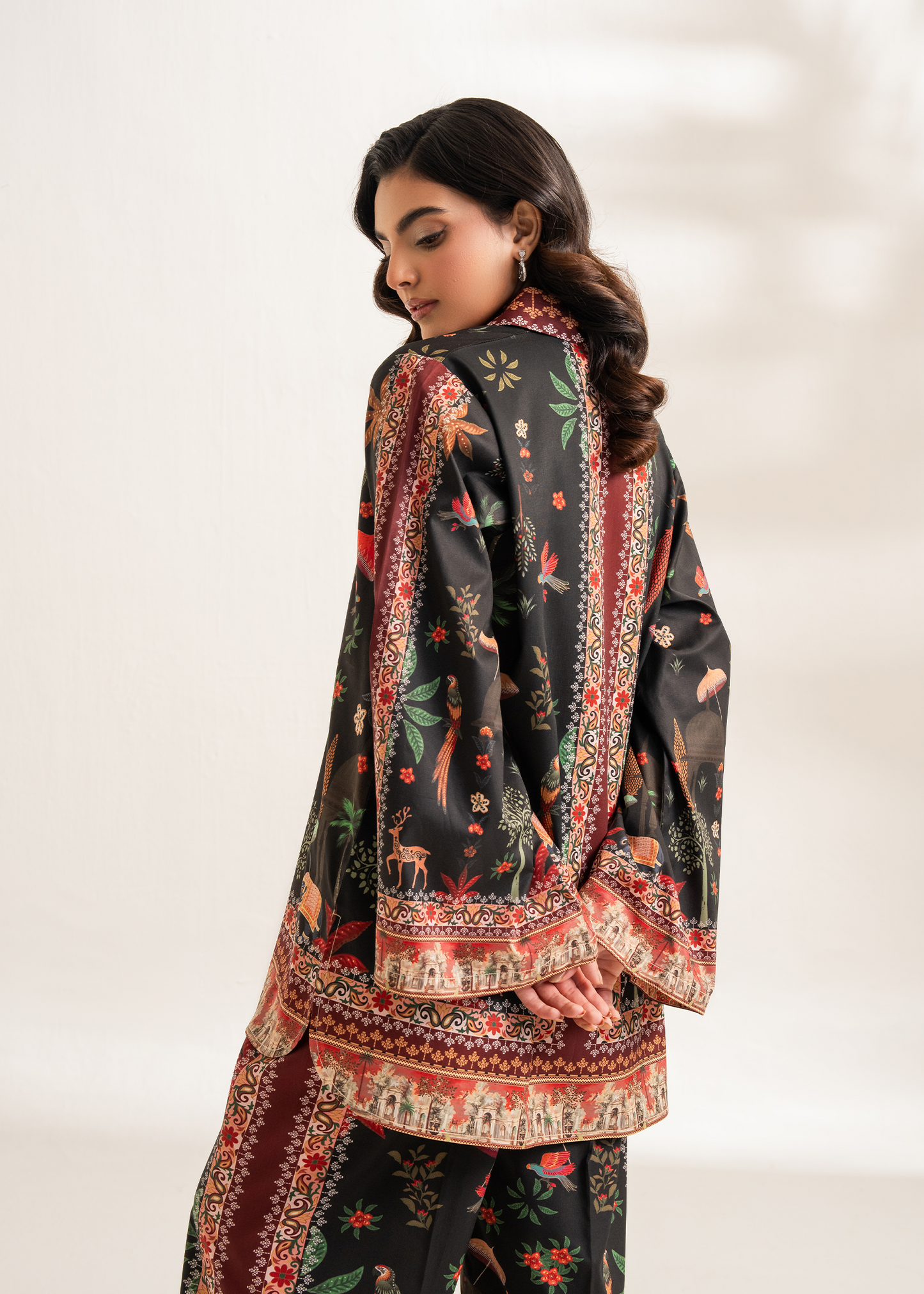 Black Printed Co-ord