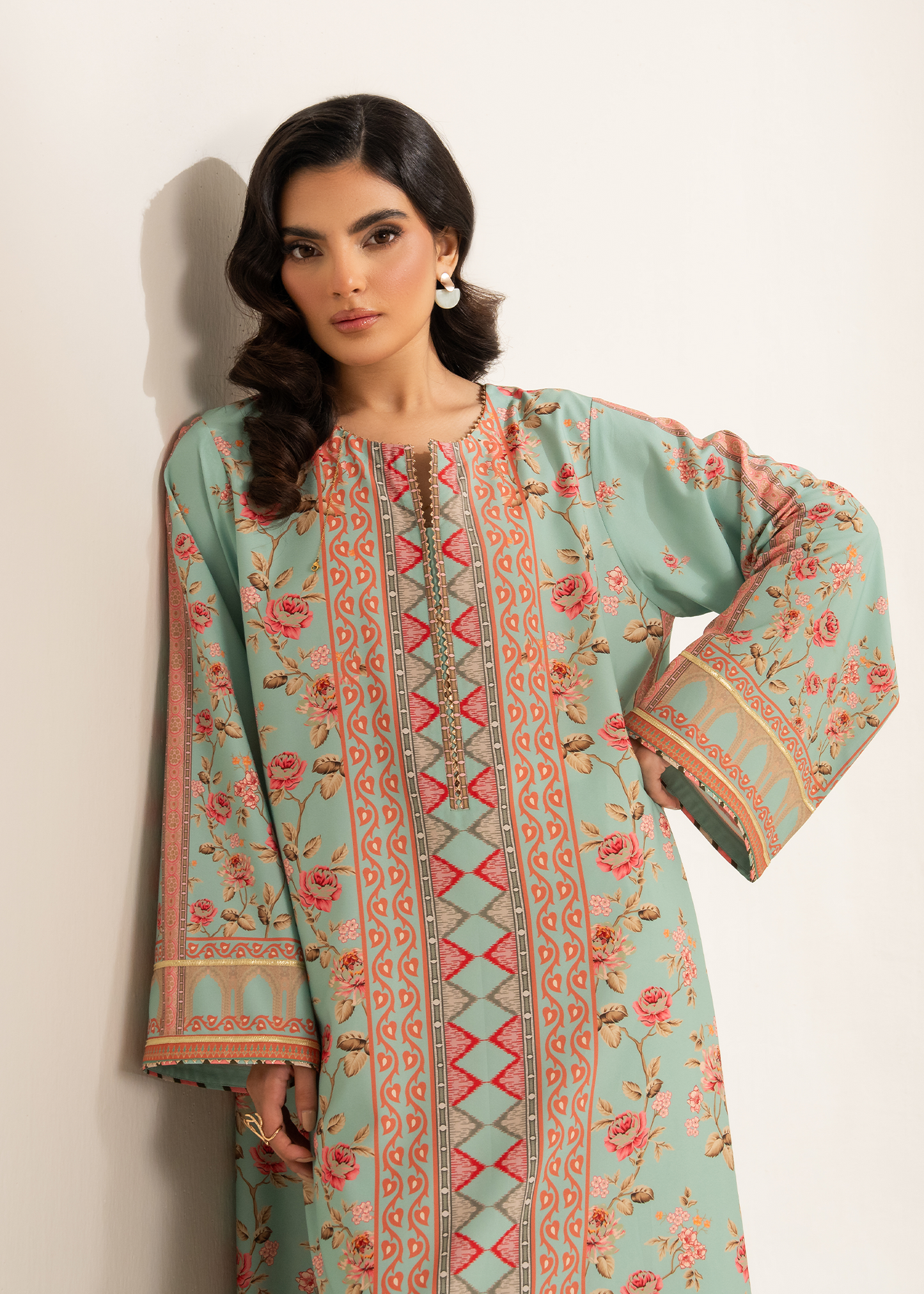 Sage Printed Shirt