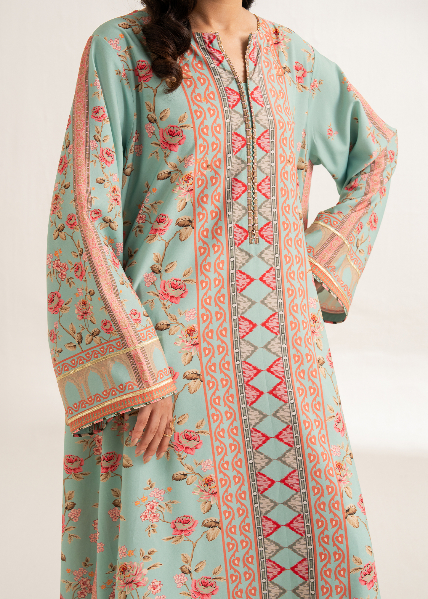 Sage Printed Shirt