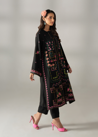 Black Embroidered Co-ord set