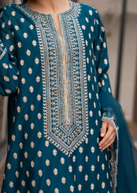 Teal Blue Festive Pret