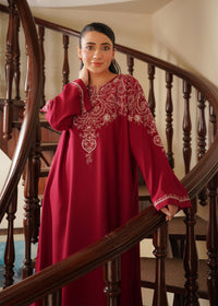 Pink Embroidered Marina 2 PC Suit