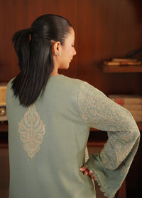 Sage Green Embroidered Marina 2 PC Suit