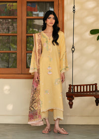 Emi Butter Yellow Festive Lawn