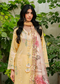 Emi Butter Yellow Festive Lawn
