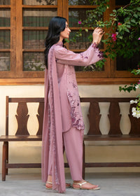 Ava Tea Pink Festive Lawn