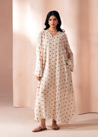 Beige Embroidered Shirt