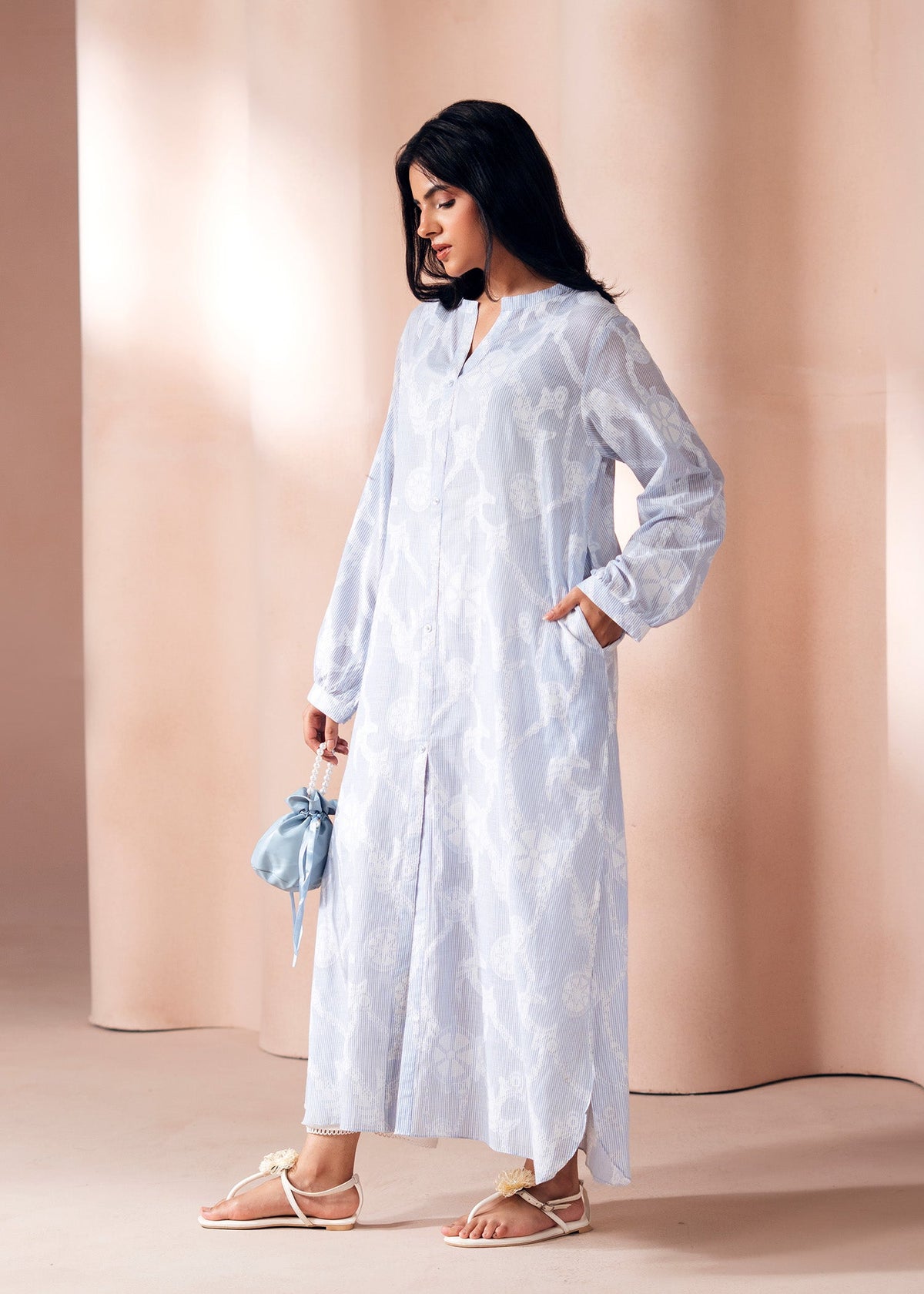 Blue Long Shirt