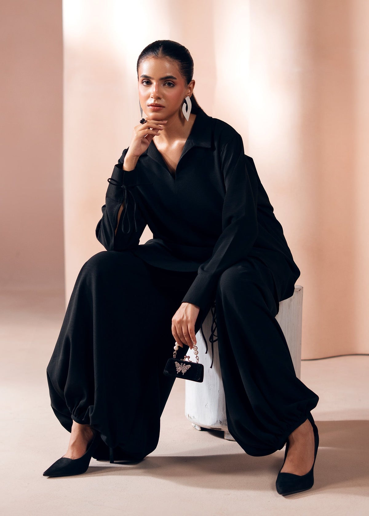 Black Crush Co-ord Set