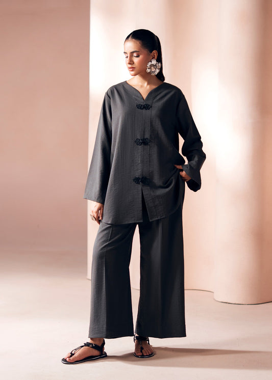 Grey Crush Co-ord Set