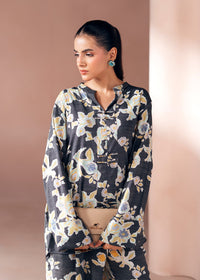 Charcoal Grey Printed Co-ord Set
