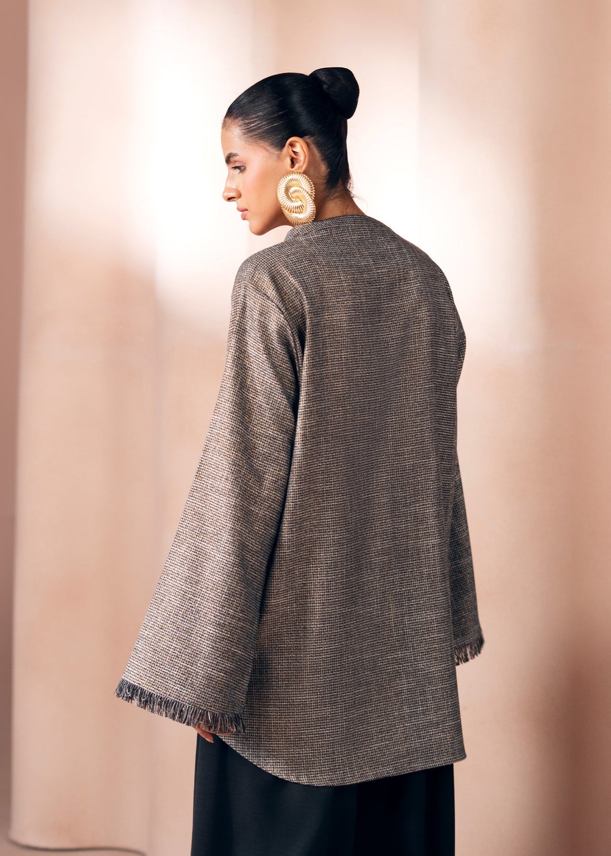 Grey Tweed Shirt