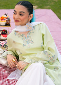 Sage Green Embroidered Suit