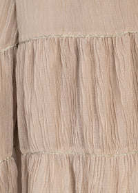 Beige Embroidered Sharara Suit (2 pc)