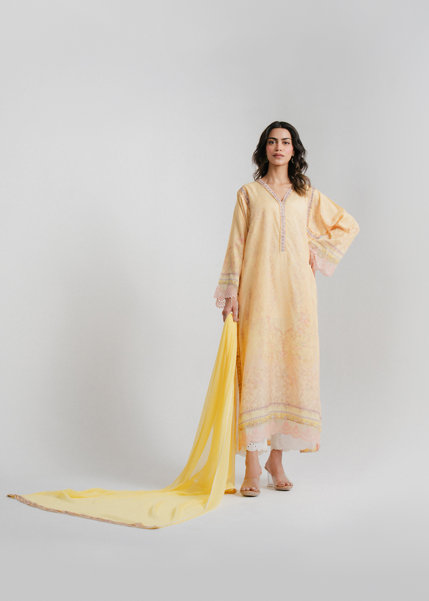 Pastel Yellow 2 Piece Suit